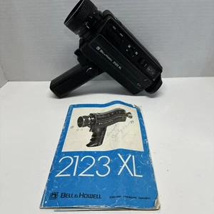 Vintage Bell & Howell Movie Camera 2123 XL With Instruction Manual - Picture 1 of 11