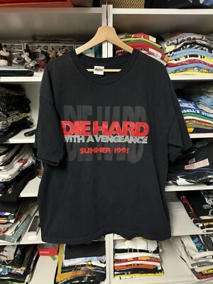 Винтажная футболка 90-х Die Hard With A Vengeance Summer 1995 графическая футболка/черная футболка - Изображение 1 из 4