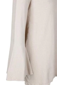 Alfani Womens Bell Sleeve Knit Sweater, Beige, Small - Picture 1 of 3