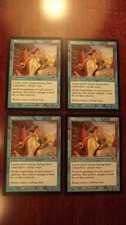 4x 4 x Rising Waters x4 - LP Lightly Played, Nemesis, English MTG Magic