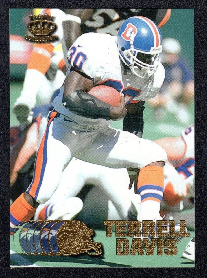 Terrell Davis 1997 Pacific #115 Embossed 1998 Cleveland National NSCC A01 - Image 1 of 1