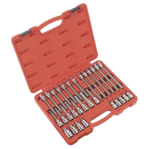 Hex Socket Bit Set 30pc 1/2"Sq Drive - Sealey AK2196 New - Picture 1 of 1