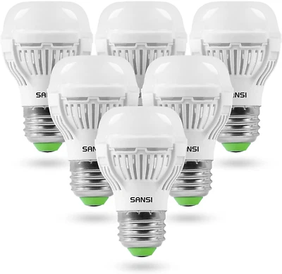 2/4/6 Pcs LED Light Bulbs 900Lumens A15 9W 60W Equivalent 3000K Warm Lamp SANSI - Image 1 of 4