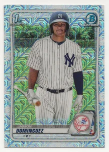 Topps Bowman 2020 primer refractor MOJO #BCP-8 Jasson Domínguez (novato) Yankees - Imagen 1 de 2