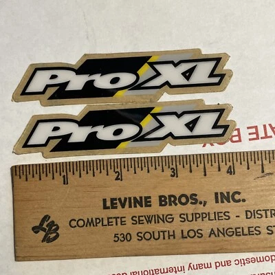 2 НОВЫЕ ИЗ СТАРЫХ ЗАПАСОВ ROBINSON BMX Pro XL наклейка на велосипед РАМА - Изображение 1 из 2