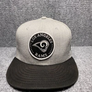 Los Angeles Rams Hat Cap Snap Back NFL Football New Era Black Gray - Picture 1 of 11