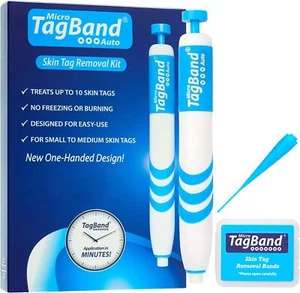 Auto TagBand Skin Tag Removal Kit. Fast Effective & Safe Skin Tag Remover for S