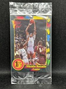 1991-92 Wild Card Basketball Promo Packs - Dikembe Mutombo, Steve Smith, Etc