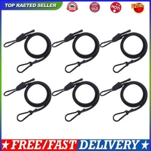 6PCS Adjustable Bungee Cords with Hooks Bungee Straps - Picture 1 of 12