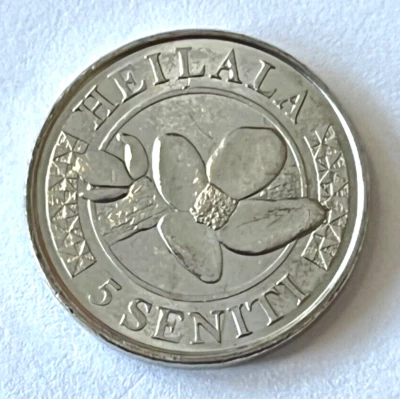 2015 Tonga Coin 5 seniti Heilala National Flower - Image 1 of 2