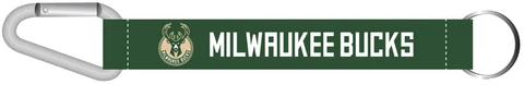 MILWAUKEE BUCKS - CARABINER LANYARD KEYCHAIN - BRAND NEW - NBA-KT-147-14 Cover