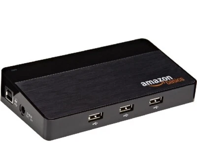 Amazon Basics 10 Port USB 2.0 Hub, 5-Pack - Image 1 of 2