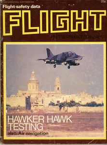 Flight International 18/9/75 Number 3471 Volume 108 Hawker Hawk Testing - Picture 1 of 1