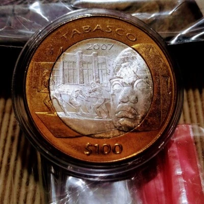 2007 MEXICO 100 PESOS ESTADO DE TABASCO - Image 1 of 4