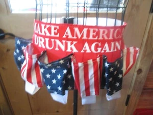 SOPORTE/CINTURÓN para latas de cerveza Trump MAKE AMERICA DRUNK AGAIN NUEVO SIN ETIQUETAS - Imagen 1 de 4