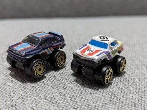 Monster Mercedes And BMW - 1990s Galoob Micro Machines - White, Blue - Picture 1 of 4