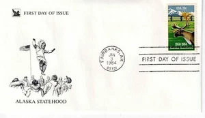 US Scott #2066, First Day Cover 1/3/84 Fairbanks Single Alaska - Picture 1 of 1
