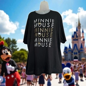 Minnie Mouse Disney World schwarz Damengröße 3X plus Shirt Urlaub Kreuzfahrt - Bild 1 von 10
