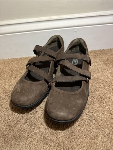 Scarpe Timberland donna Mary Jane slip on pelle marrone anti affaticamento taglia 7