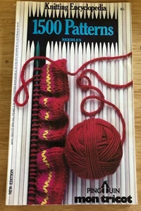 MON TRICOT 1500 PATTERNS NEEDLES KNITTING ENCYCLOPEDIA - Picture 1 of 8