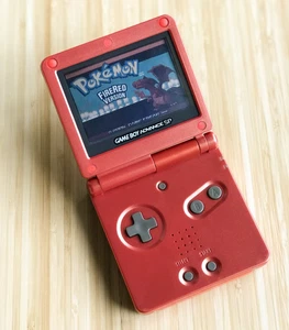 Nintendo Game Boy Advance GBA SP Flame Red System AGS 001 NEW - Picture 1 of 2