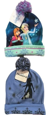 Gorro Disney Frozen Girls con pompón - 2 diseños: Elisa/Anna or Hidden Truth/Fr2 Foto 1 de 4