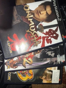 Lote Onimusha 1 2 3 PS2 / Juegos Sony PlayStation 2 Completos CIB Excepto 3 - Imagen 1 de 8