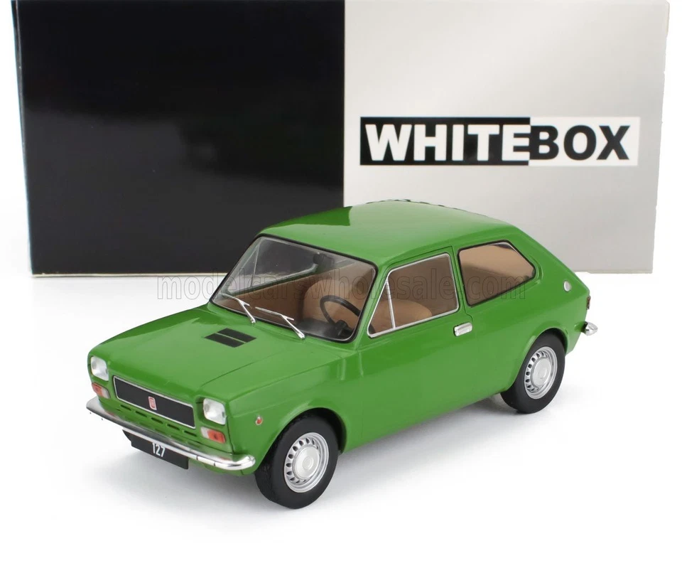 Fiat 127 Green Verde 1971 Whitebox 1:24 Nuovo - Immagine 1 di 1