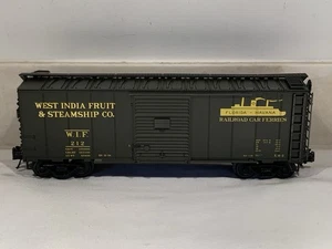 ATLAS O 3-RAIL WEST INDIA FRUIT & STEAMSHIP CO. 40’ PUERTA CORREDERA CAJA COCHE ESCALA O - Imagen 1 de 1