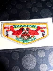 OA NAWAKWA LODGE 3 S49 1919-1994 75th ANN FLAP NG - Picture 1 of 1