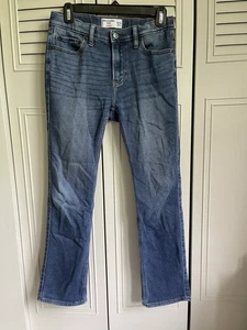 Abercrombie Kids Boys Jeans Size 13/14 Straight Adjustable Waist Blue - Picture 1 of 7