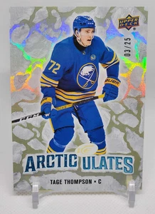 2024-25 Upper Deck Ice Tage Thompson Arcticulates Gold #'D 03/25 #AT-4 - Picture 1 of 2