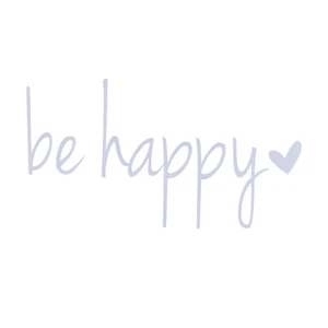 14x7.5CM Car Stickers Be Happy Decal Vinyl Sticker For Windows Walls Trucks - Zdjęcie 1 z 11