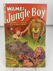 WAMBI JUNGLE BOY #10 (1950) - CASA DE FICCIÓN - EDAD DE ORO - Imagen 1 de 3