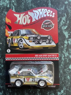 Audi Sport Quattro S1 1985 Hot Wheels RLC EN PILOTOS REALES Foto 1 de 4