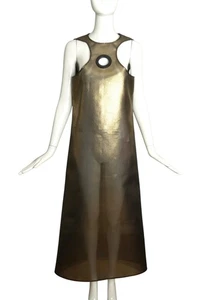 PIERRE CARDIN (HAUTE COUTURE)-2008 Metal Mesh Dress, Size 4 - Picture 1 of 6