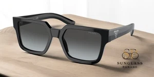 PRADA PR 03ZS 1AB06T Black Grey Gradient Vintage 54 mm Men's Sunglasses - Picture 1 of 2