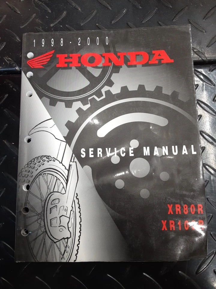 Honda XR80R XR100R 1998 1999 2000 2001 manual de reparación de servicio XR 80R 100R - leer Foto 1 de 1