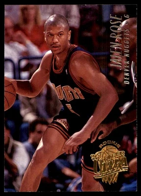Jalen Rose 1994-95 Ultra #234 Denver Nuggets NBA READ FREE SHIPPING AutographDen - Image 1 of 2