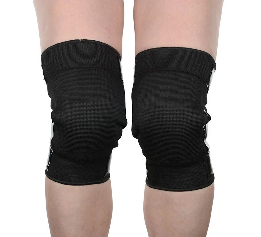 2 protectores de rodilla negros Mighty Grip Pole Dance Tacky espalda abierta para baile en polo Foto 1 de 1