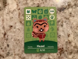 HAZEL 248 Animal Crossing Amiibo Authentic Nintendo Mint Card From Series 3 - Picture 1 of 2