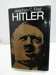 OLD SIGNED 1973 GERMAN HITLER BY JOACHIM C. FEST HARD COVER BOOK IN GERMAN RARE - Picture 1 of 6