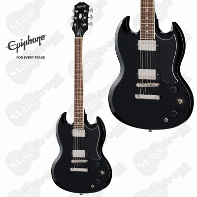 EPIPHONE SG TRIBUTE EBONY ELECTRIC GUITAR *BRAND NEW* - image 1 of 4