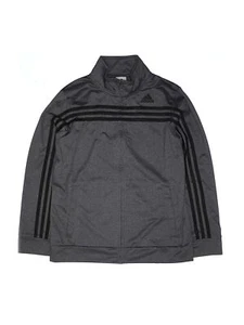 Adidas Boys Gray Track Jacket 14 - Picture 1 of 2