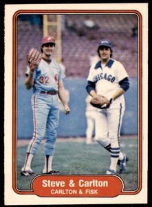 1982 Fleer Steve Carlton/Carlton Fisk Philadelphia Phillies/Chicago White Sox