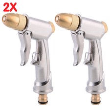 2xAuto Hochdruck Wasserpistole Düse Garten Spritzpistole Schlauchspritze Sprüher