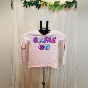 The Children’s Place “Game On” Long Sleeve Tee - Girls Size 7/8 - Picture 1 of 4