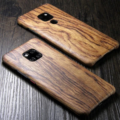 Para Huawei Mate 20 X P40 Madera de Nogal Palisandro Hecho con Kevlar + Estuche Trasero de Madera Foto 1 de 4