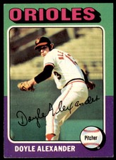 1975 Topps #491 Doyle Alexander VG-EX Baltimore Orioles