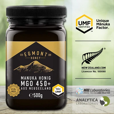 Manuka Honey 450+, 500g Egmont Honey - GENUINE FROM NEW ZEALAND 400 420 459 - Image 1 of 4